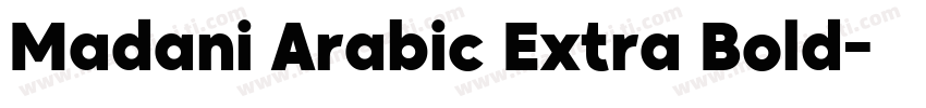 Madani Arabic Extra Bold字体转换